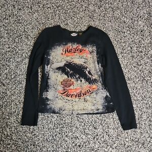 Harley Davidson Black Long Sleeve Shirt